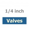 1/4 inch Valves